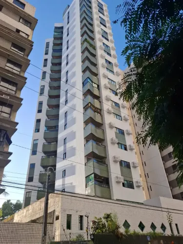Apartamento para aluguel com 103m² composto 3 quartos suíte escritório Tamarineira - Reci