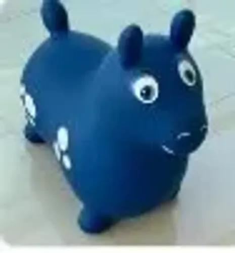 Cavalinho de borracha infantil até 2 anos