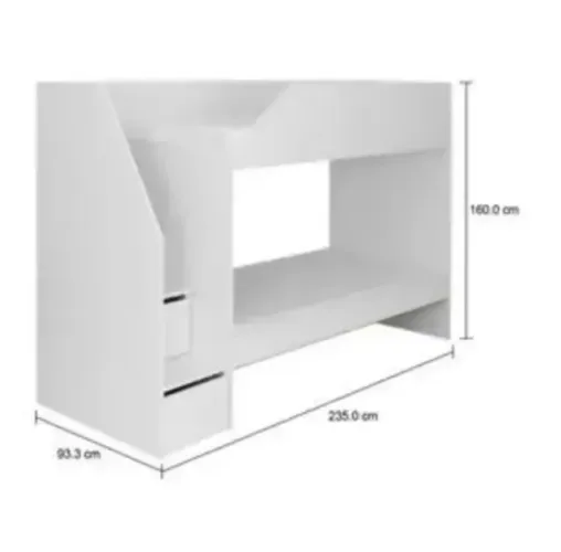 Cama Beliche Tokstok Infantil/Madeira - Niterói