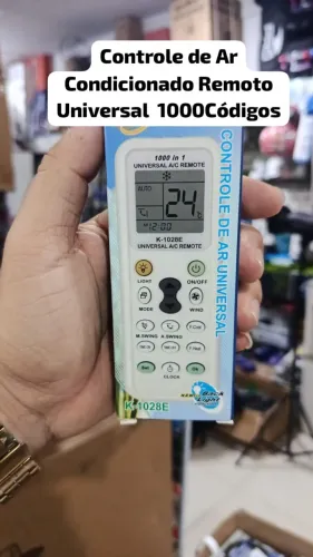Controle Remoto Universal para Ar Condicionado, modelo K-1028E