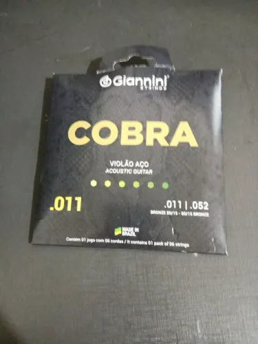 Corda do tipo cobra Giannini para violão