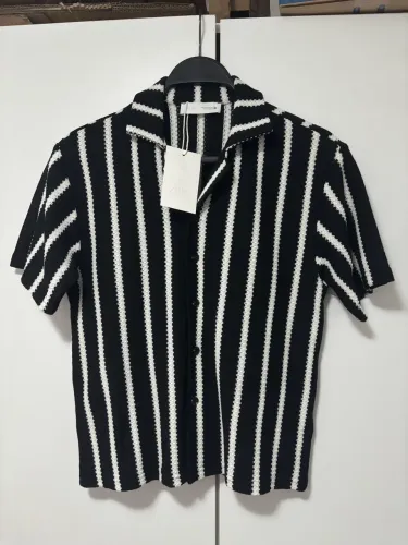 Camisa de Botão Gola Polo Zara Menino 11-12 Anos