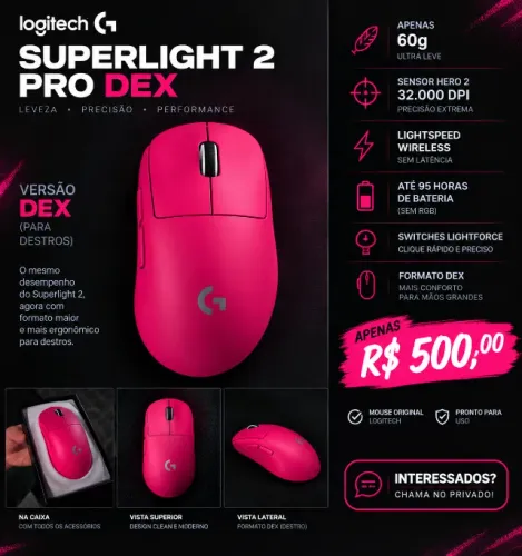Logitech G PRO Superlight 2 DEX
