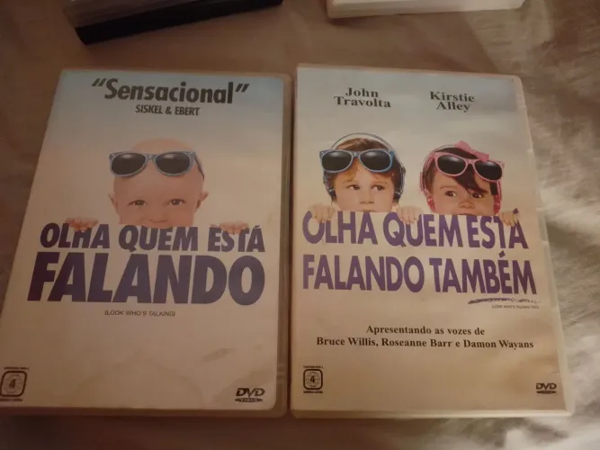 Dvd olha quem está falando 1 e 2 3x cartão preço unitário retirar no local