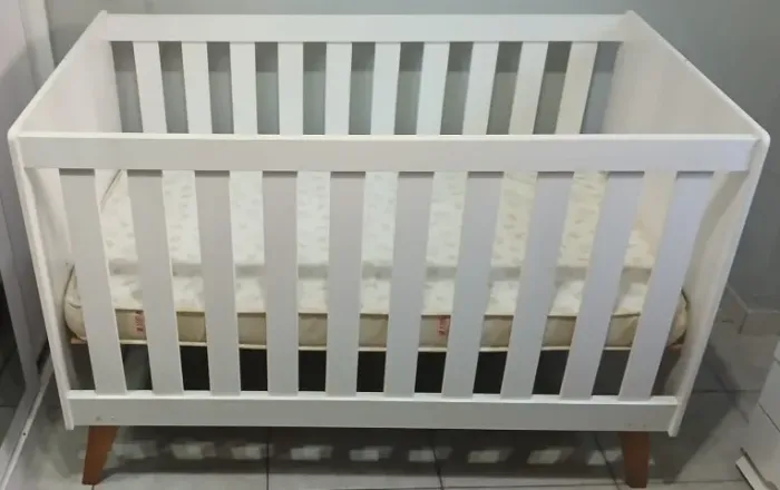 Berço Mini Cama Branco Ludmilla