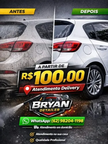 LAVO SEU CARRO EM CASA EM GOIÂNIA A PARTIR DE R$100,00