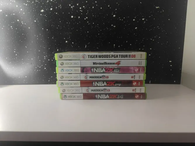 Lote de jogo de esportes do Xbox 360