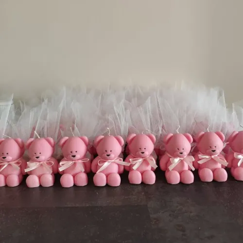 Lembrancinha De velas personalizadas Ursinho