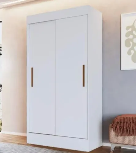 Guarda roupa branco portas de correr - entrego hoje