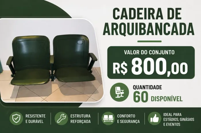 CADEIRAS DE ARQUIBANCADA