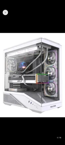 Gabinete Gamer Round5 IceBox White