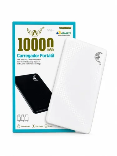 Power Bank 10.000mAh Carregador Portátil | Novo e Pronta Entrega