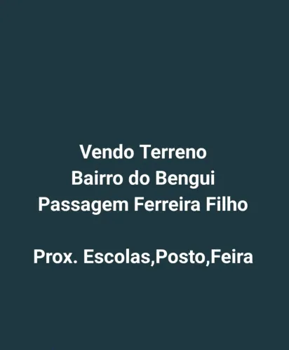 Terreno Bairro Bengui