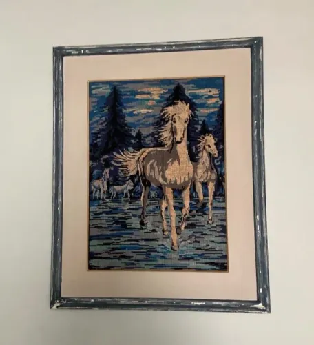Quadro gobelin feito a mão