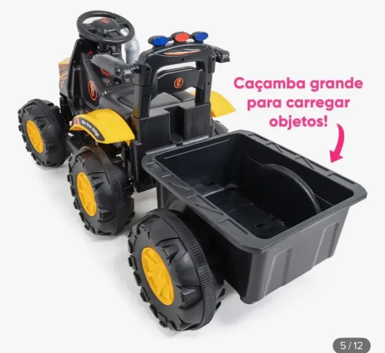 Trator elétrico infantil