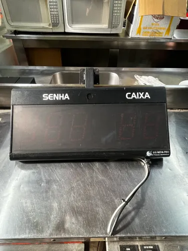Painel de senha/senha eletrônica 