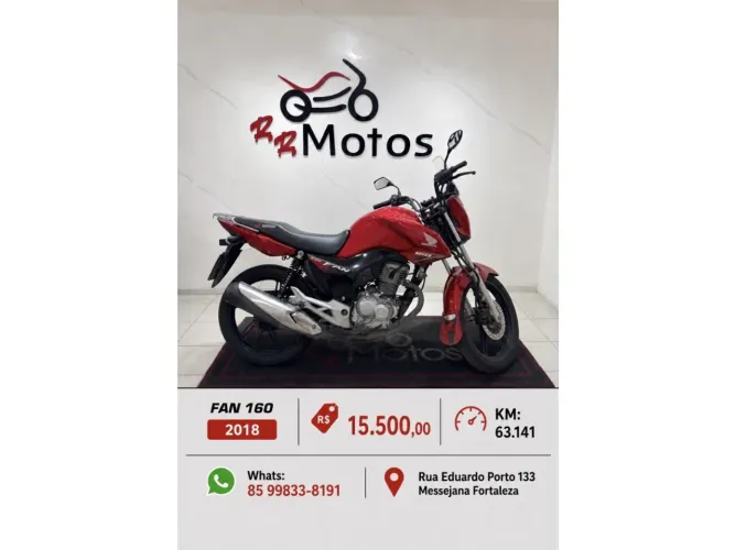 Honda Cg 160 fan esdi flexone 2018