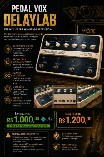 Pedal Vox Delaylab
