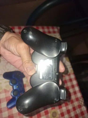 CONTROLE ORIGINAL PS3 AZUL PRETO..