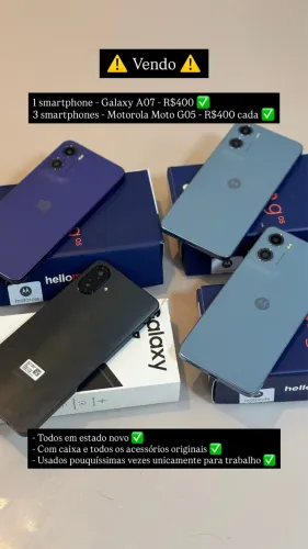 Vendo 3 smartphones estado novo