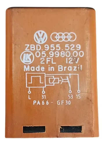 Rele Temporizador Limpador Parabrisas Vw Gol G2 G3 1995 2006