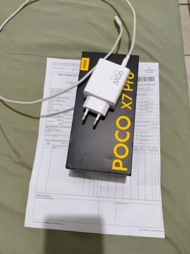 Poco x7 pro 12/256GB COMPLETO NA CAIXA
