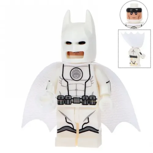 Batman Lanterna branco Deus miniatura de blocos de montar Minifigure BVS Bman que ri white