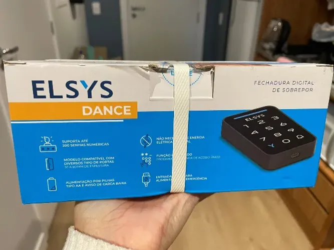 Fechadura Digital ELSYS Dance ESF-DS910V Nova Lacrada