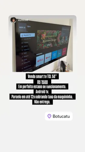SmartTV TCL 50 polegadas 