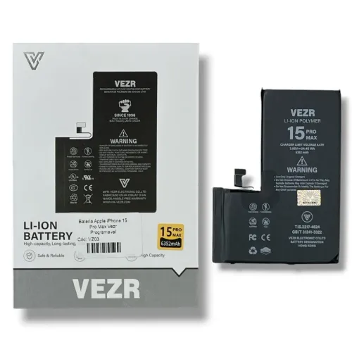 Bateria iPhone 15 pro Max VERZ Genuina