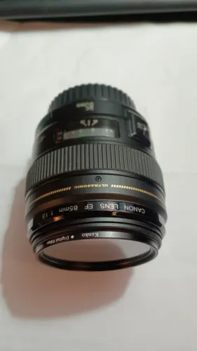 lente canon 85mm ef  nova
