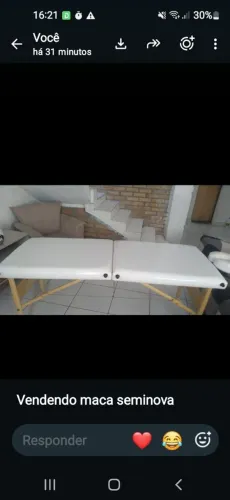 Maca para massagem