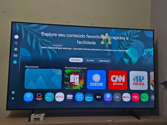 TV de 65 polegadas Samsung Crystal UH