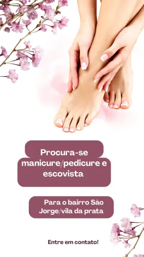 Procuro manicure e escovista