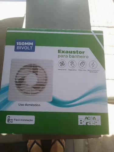 Exaustor de banheiro