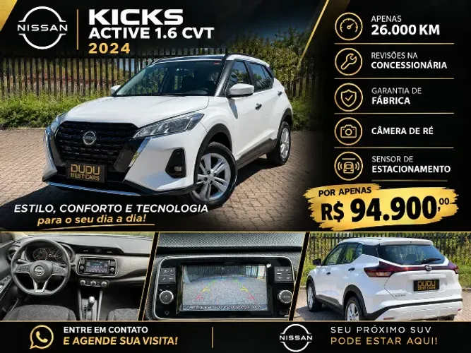 Nissan Kicks Active 1.6 16V Flex Aut. 2024