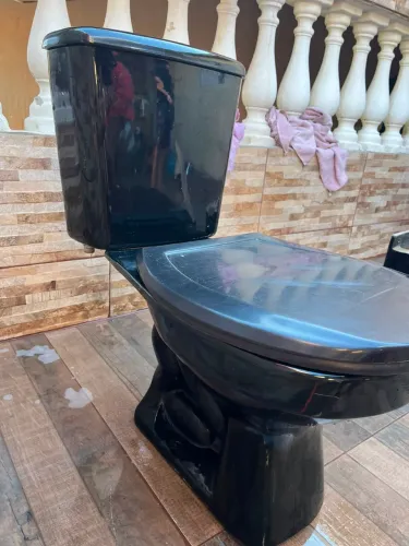 Vaso sanitário preto