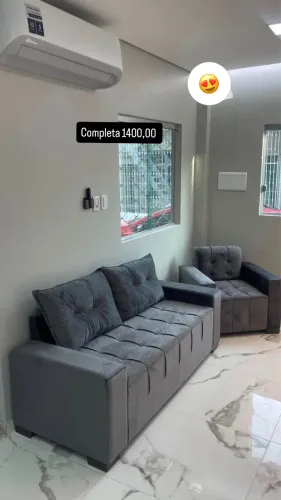 CONJUNTO COMPLETÃO 1450,00 sofá e poltrona