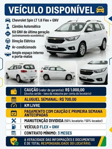 Chevrolet Spin LT 1.8 8V Econo.flex 5P Aut. 2020