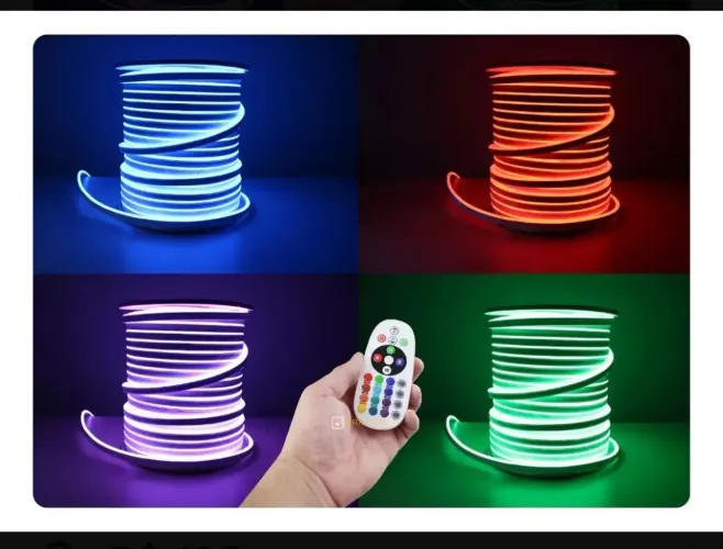 Mangueira Led Neon Colorida RGB 12M 127v