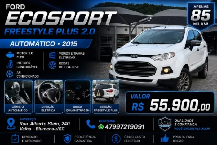 Ford Ecosport Freestyle 2.0 16V Flex 5P Aut. 2015