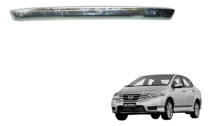 Friso Tampa Traseira Honda City 2013 Prata Prata