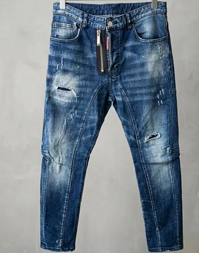 Dsquared2 Denim - Edição Especial Splash & Front Zip