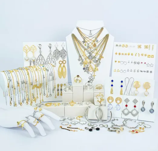 Kit revenda semijoias 150 peças 
