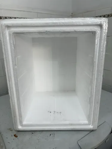 Caixa térmica de isopor