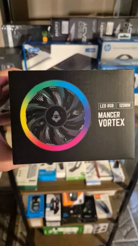 Cooler Intel e AMD, Mancer Vortex, 12mm, novo, lacrado, com garantia!
