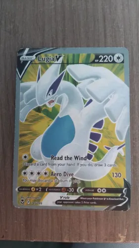 Carta Pokemon Ultra rara - Lugia V