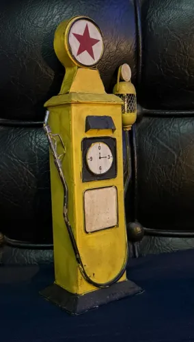 Retro Cofre para moedas cofre cofrinho bomba de gasolina retrô