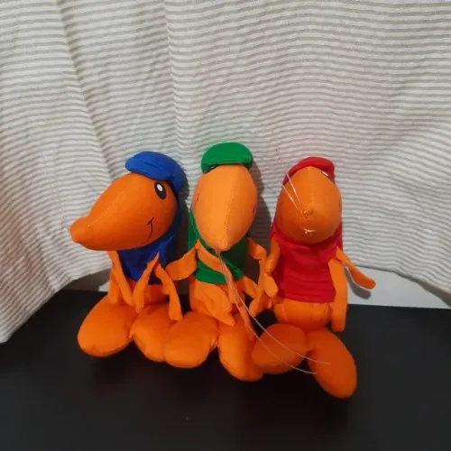 Bonecos Camarão & Cia Express Antigos