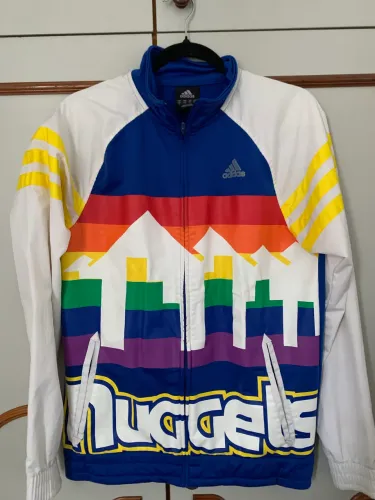Jaqueta Denver Nuggets Adidas NBA tamanho M